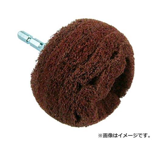 　・許容回転数内での作業をして下さい。 ・上部を強く押しつけると金具が当たる可能性があるので避けて下さい。 Rが付いているのであらゆる面になじみます。 サンフレックス サンダーバフたいこ No.4427H 4964521344271 各種金属の磨き、木工製品の仕上げ等用サンダーバフたいこ。 ■特徴 ・各種金属の磨き、汚れ落としに最適です。 ・商品上部を広げた事により冷却効果があり、熱による溶着、消耗が少なく、凹凸にもなじみます。 ・全体が丸い太鼓型なので通常のホイール型と違いワーク材に斜めにあてても使用可能です。 ・不織布を重ね合わせる事によりクッション性が良く削りすぎを防止します。 ・弊社の丸軸アーバー品番4005に取替が可能です。 ■仕様 ・インパクトドライバー対応6.35mm六角軸。 ・外径：約70mm。 ・粒度：#320。 ・許容回転数：5000min-1。 ・寸法 : 70×70×95mm ・重量 : 0.065kg ・パッケージ寸法 : 70×70×140mm ・パッケージ重量 : 65g ■材質 ・砥粒入り不織布。 ・鉄。 ※改良により予告なく形状や仕様が変更になる場合があります。ご了承ください。
