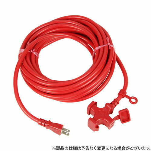 KOWA ソフトタイプ延長コード10m KM01-10レッド 4580138480012 [電工ドラム・コード 延長コード 10M]のサムネイル