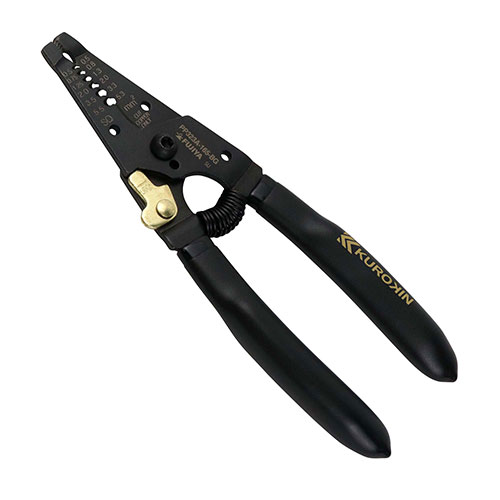 フジ矢 ワイヤーストリッパA型 黒金 PP323A-165-BG 4952520083451 [電設工具 ワイヤーストリッパ]