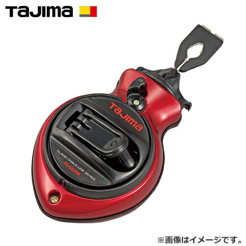 タジマ(Tajima) 小型携帯用 チョークライン はや巻 糸長さ25m PL-CLHM 4975364054227 [ピーラインチョーク 早巻 墨つけ 基準出...