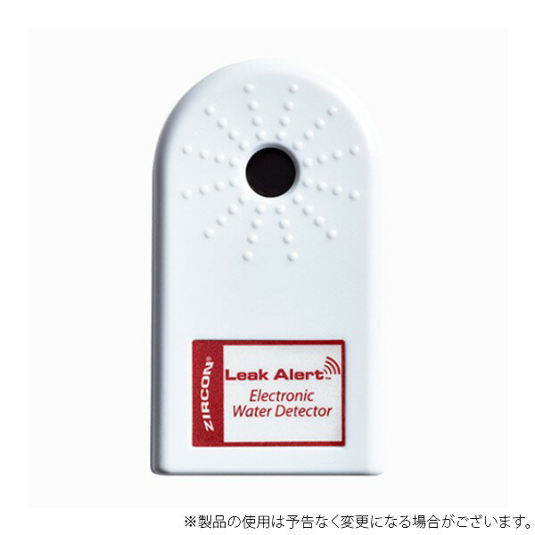 水漏れの初期を素早く感知、電池で作動し、本体が濡れると大きなアラーム音でお知らせします。 配管・流し台の下や洗濯機の下など水漏れの可能性のある場所に置いて万一の水漏れを探知します。 機能 水と本体が直接接触した瞬間に90デシベルの大きな音でお知らせします。 水に浮くように設計されており、72時間の間アラーム音が鳴り続けます。 完全自動作動式で、電気配線の心配無用です。 電池残量お知らせ機能内蔵で、常に最適な安全性と性能を確保します。 水漏れの見張り番には最適な一品です。 仕様 9V電池使用 材質 本体：樹脂 注意 製品に付属している説明書をよく読み理解をしたうえでご使用ください。 生産国 メキシコ合衆国
