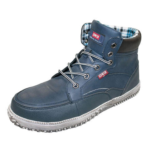 EDWIN セーフティシューズ101 ネイビー 28.0cm 4582288705557