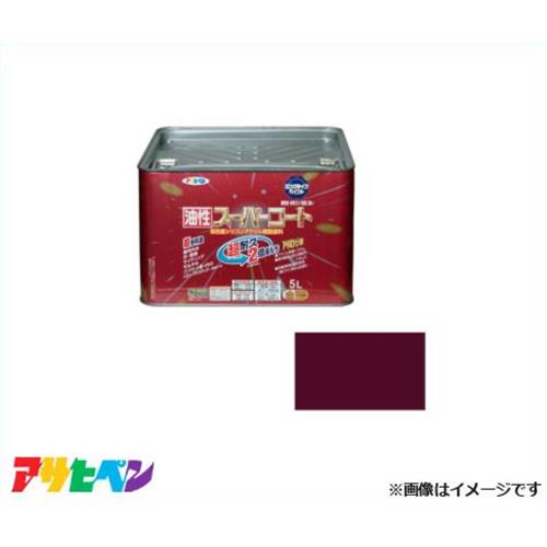 アサヒペン 油性スーパーコート 5L (ブラウン) [ハウスケア 油性多用途 超耐久 サビドメ]