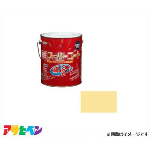 アサヒペン 油性スーパーコート 1.6L (アイボリー) [ハウスケア 油性多用途 超耐久 サビドメ]