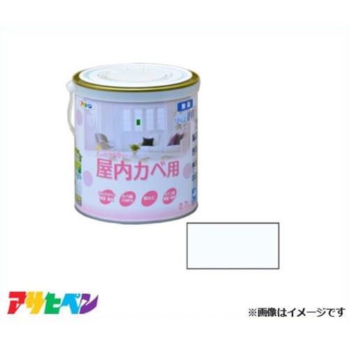 アサヒペン NEW水性インテリアカラー屋内カベ 0.7L (ホワイトブルー) [ハウスケア 防カビ 無臭 1回塗り]