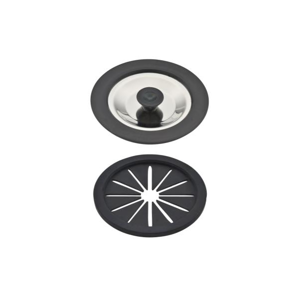 GAONA ガオナ シンク用 排水口のフタと止水フタ GA-PB043 [菊割れゴム 水を溜める 防臭]