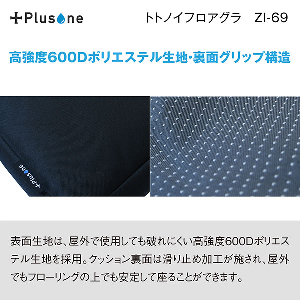 ミナトワークスのオーミヤ PLUSONE トトノイフロアグラ ZI-69 15830814 [OHMIYA 座椅子 クッション ビーズクッション][r11][s2-120]｜アングル3
