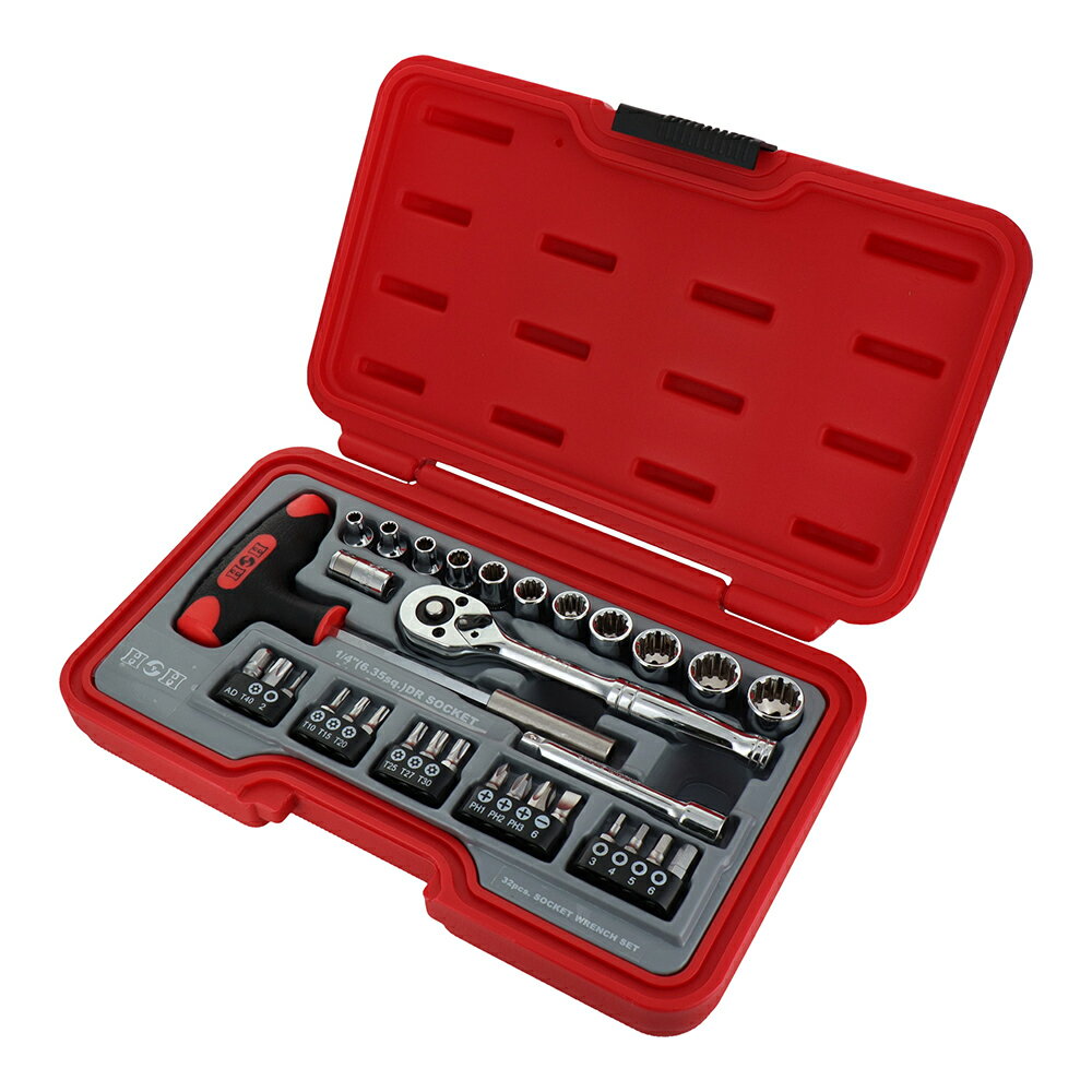 H&H 32pcs.ソケットレンチセット H-2032