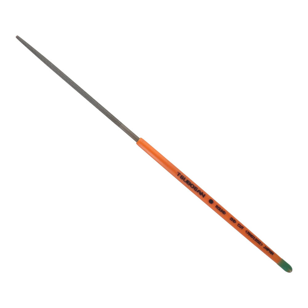 商品情報 品番：K-123 形状：丸 目の種類：中目 刃長：70mm 全長：170mm サイズ：12本組 幅：φ2.5mm 厚み：φ2.5mm 特長 耐錆・耐食性に優れ、多湿環境・海洋環境などのサビによる劣化を防げます。 耐久性は従来品に比べ3〜6倍にアップしました。（被削材により異なります。） 用途 鉄をはじめ、銅、真鍮、アルミ、プラスチックなどの研削に。 小細工加工の仕上用 ※改良により予告なく形状や仕様が変更になる場合があります。ご了承ください。