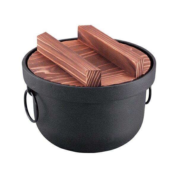 池永鉄工 美味しいご飯 鉄釜 2合用 [南部鉄器 鉄器]
