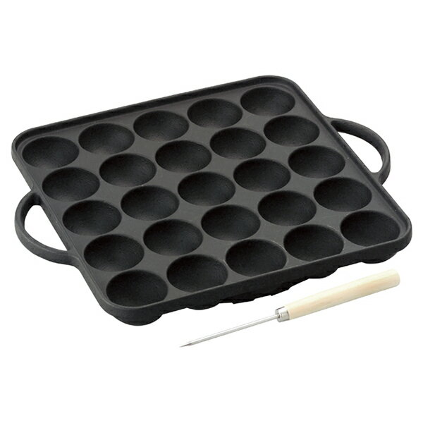 池永鉄工 Sたこ焼き ピン付 25穴 [南部鉄器 鉄器]