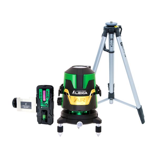 シンワ測定 レーザーロボ LEXIA AR グリーン 01AR 受光器・三脚セット 70870