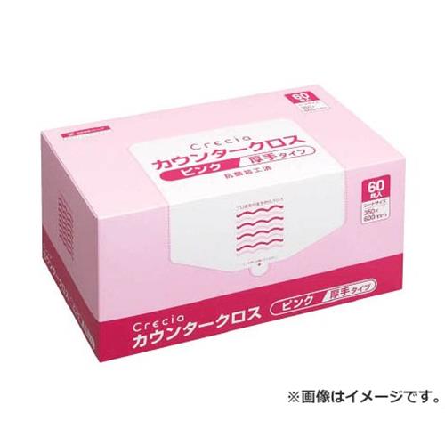 クレシア カウンタークロス 厚手タイプ ピンク 65322 360枚入 [r20][s9-030]