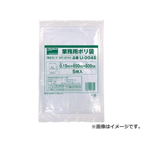 TRUSCO 業務用ポリ袋0.15×90L 5枚入 U0090 5枚入 [r20][s9-010]