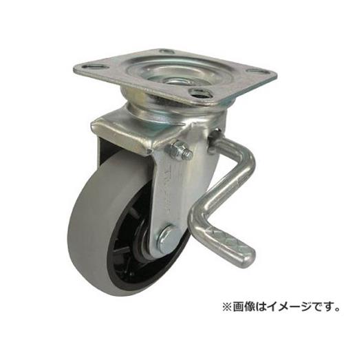 TRUSCO ナイロンホイールウレタンキャスター 自在ストッパー付 Φ130 TYGUJB130A [r20][s9-010]