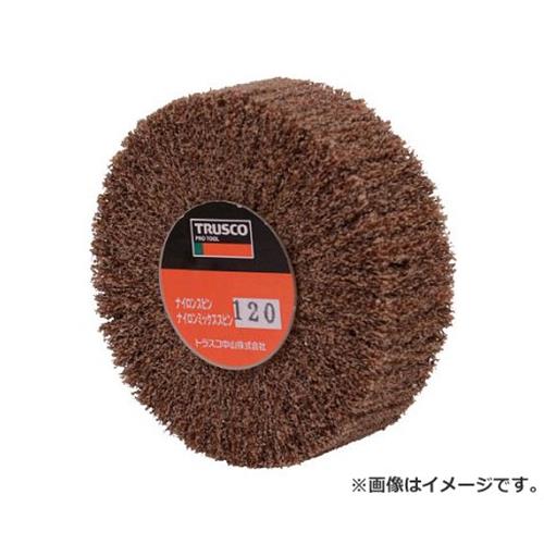 TRUSCO スピンねじ式ナイロンホイール外径80×厚25 320# 5個入 UFNS825320 5個入 [r20][s9-020]