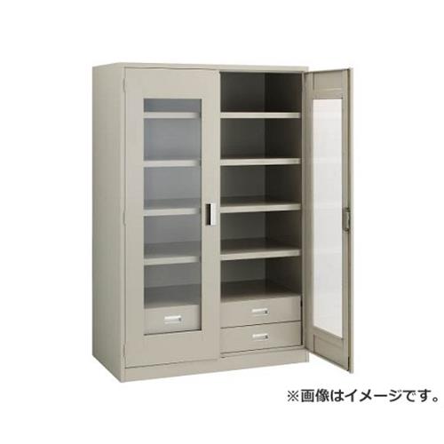 TRUSCO スーパーヘビーキャビネット 窓・引出4個・ベース付 SHC604LB4LA [SHC-604LB4L-A][r22][s9-039]
