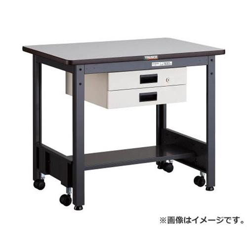 TRUSCO CFWR型作業台 900X600XH740 薄型2段引出付 CFWR0960UDK2 [r21][s9-039]