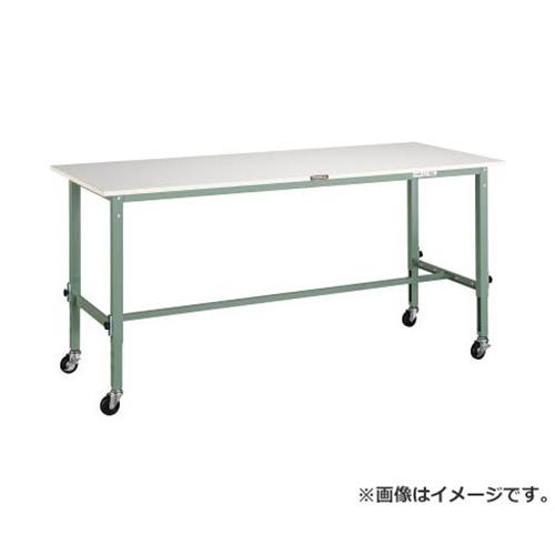 TRUSCO AEM型高さ調節作業台 1800X750 φ75キャスター付 AEM1800C75 [r21][s9-032]