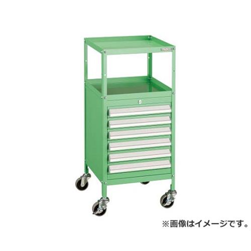 TRUSCO ミニキャビネットワゴン400X440X880LVR-421付 YG MCW421YG [MCW-421YG][r22][s9-039]