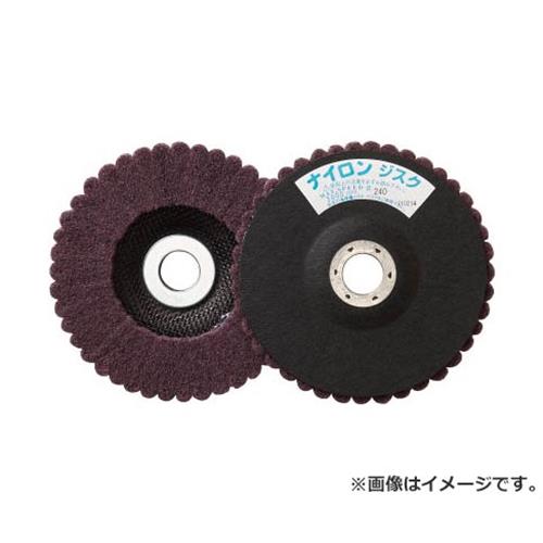 　TRUSCO ナイロンディスク Φ150X15X22 5個入 240# GPN150 (240) ■特長 ・絡み合ったナイロン繊維に砥材をまぶし固めた、ナイロン研磨材を使用しています。ペーパー研磨布の砥材が直接被研磨材に当たるのに対し、ナイロン研磨材は絡み合った繊維がクッションの役割を果たし、被研磨材を削り込みすぎることを防ぎます。主に研磨作業に使用します。自生作用が大きいため、目づまりしません。 ■用途 ・溶接の焼け取り、木工の曲面、R部のシーラーサンディング、塗装前の仕上げ、サテン仕上げ、鏡面前処理に。 ・使用工具:ディスクグラインダー。 ■仕様 ・粒度(#):240 ・外径(mm):150 ・厚み(mm):15 ・穴径(mm):22 ・最高使用回転数(rpm):3000 ・不織布枚数(枚):40 ・質量(g):740 ・最高使用周速度:23.6m/s(1413m/min) ■セット内容/付属品 ・φ100のみ15mm穴用アダプター付(1箱に1個のみ) ■注意 ・外径サイズに対し適正なグラインダーをご使用下さい。 ・必ず最高使用回転数の範囲内でご使用下さい。 ・作業時は必ず安全帽、安全メガネ等の保護具をご着用ください。 ■原産国 日本 ■質量 740g ■メーカー トラスコ中山(株) ■ブランド TRUSCO