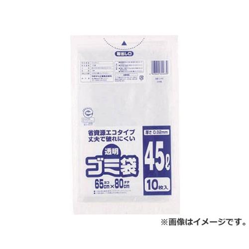 ワタナベ 透明ゴミ袋(再生原料タイプ)45L U45 10枚入 [r20][s9-010](3)