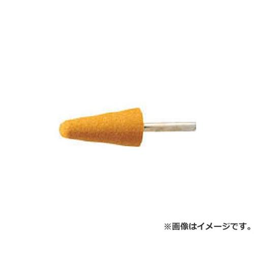 TRUSCO 軸付砥石WA 傘型 Φ19X幅28X軸6 #60 5本入 MO540P 5本入 [r20][s9-010]