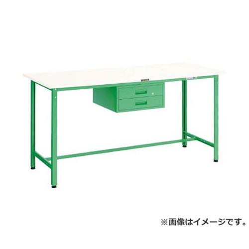 TRUSCO HAE型立作業台 1800X750XH900 2段引出付 YG色 HAE1800F2YG [r21][s9-033]