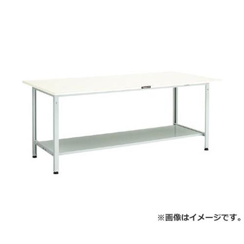 TRUSCO AE型作業台 1800X900XH740 下棚2枚付 W色 AE1809LT2W [r21][s9-039]