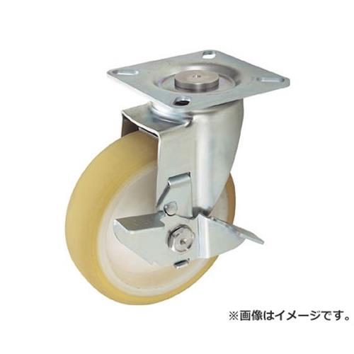 TRUSCO プレス製省音キャスター 自在ストッパー付 Φ100 TXUJB100 [r20][s9-010]