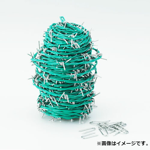 TRUSCO 有刺鉄線 カラー 2.0mmX20m TUW2020G [r20][s9-010]