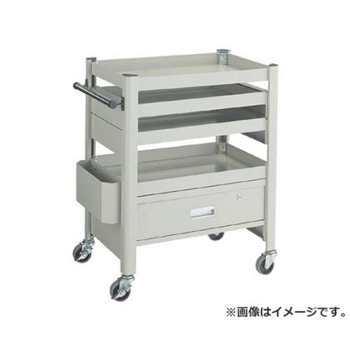 TRUSCO コンビネーションワゴン 643X427XH880 スライド棚付 TCW81E3 [r20][s9-032]
