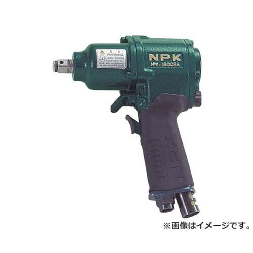 NPK インパクトレンチ 軽量型 25353 NW1600SA ■特長 ・1回転で1打撃するので高出力です。 ・新方式のインパクトメカニズム搭載により従来品に比べ20%軽く、1.4倍耐久性が向上しました。 ■用途 ・緩め作業の多い自動車整備用に最適。 ■仕様 ・能力ボルト径(mm):14 ・ソケット差込角(mm):12.7 ・最大締付トルク(N・m):160 ・無負荷回転数(rpm):6500 ・空気消費量([[立米]]/min):0.15 ・ホース取付口:Rc1/4 ・排気:後方 ・全長(mm):165 ・ハンマータイプ:シングルハンマー ・質量(kg):1.6 ・使用空気圧力:0.6MPa ■注意 ・締付トルクは目安値です。条件によりトルク値はかわります。 ■原産国 日本 ■質量 1.6kg ■メーカー 日本ニューマチック工業(株) ■ブランド NPK