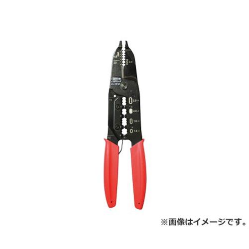 ロブテックス VVF線ストリッパー VA203A 【商品説明】 ●試験合格に向けてプロ仕様の工具選びを。 ●切る、測る、剥く、のの字曲げ この工具一本で作業が可能です! ●φ1.6mm、φ2.0mm 3芯線被覆をプラス! ●電気工事士試験推奨工具[エコ電線対応] 【注意・使用条件】 ●商品に添付の「取扱説明書」のすべてをよく、お読みいただき、十分理解されたうえで正しくご使用ください。 【本体寸法】 長225mm 【重量】 200kg 【原産国】 日本 【芯線被覆ストリップ対応(mm×芯)】 φ1.6×2、2.0×2 【ケーブル外装ストリップ対応(mm×芯)】 φ1.6×2、φ1.6×3、φ2.0×2、φ2.0×3 【切断能力[VVFケーブル](mm×芯)】 φ1.6×2、φ1.6×3、φ2.0×2、φ2.0×3 ロブテックス VVF線ストリッパーシリーズ一覧 型番芯線被覆ストリップ対応(φmm×芯)ケーブル外装ストリップ対応(φmm×芯)切断能力[VVFケーブル](φmm×芯) VA2031.6×2、2.0×21.6×2、1.6×3、2.0×2、2.0×31.6×2、1.6×3、2.0×2、2.0×3 VA203A---