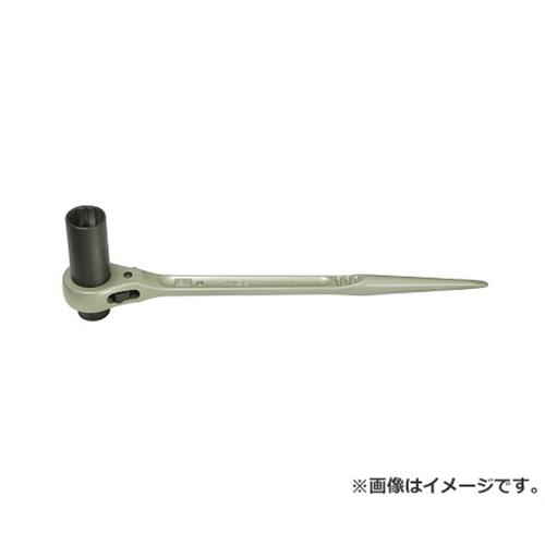松阪鉄工所 ラチェットレンチロングソケット RWL14X17L 【商品説明】 ●ソケットはロングサイズとレギュラーサイズの両口 ●ソケット部の首が長く、従来品ではできなかった鉄骨建築のC型鋼・H型鋼など、深い凹所のネジ締めが可能。 ●呼びのLはロングソケット側を示します。 【用途】 ●鉄骨・橋梁・鉄塔工事などに最適。 【本体寸法】 幅268×長36×高82.5mm 【重量】 360g 【呼び】 14L×17L