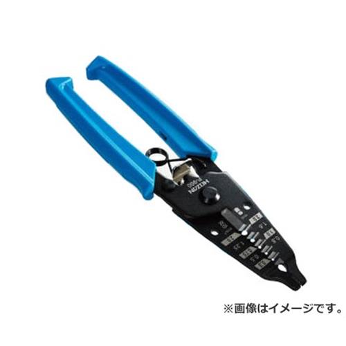 ホーザン ワイヤーストリッパー P960 【商品説明】 ●ミリサイズ線用。 ●「使いやすさ」を追求し、さらなる進化を遂げた、プロによるプロのためのワイヤーストリッパー。 ●軽くて使いやすい板タイプ。 ●真円に近い形状で、芯線を傷つけることなく作業できます。 ●細身で女性の手にもフィットします。 ●スプリングを利用したクリック感のあるストッパーは、手元で操作でき、確実にロックします。 ●0.45mmφの穴も付いています。 ●ホーザン独自の平面仕上げ。ガタのないスムーズな動きで、抜群の切れ味を誇り 【用途】 ●ミリサイズ線用。 ●先端がプライヤーになっているので、電線の曲げ、引っ張りなどに使用できます。 【本体寸法】 幅44.4×長163×高2.5mm 【重量】 80g 【グリップ部】 エラストマーグリップ 【単線(mmφ)】 -、0.8、1.0、1.6、2.0 【より線(平方ミリメートル)】 0.3、0.5、0.75、1.25、2.0 ホーザン ワイヤーストリッパーシリーズ一覧 型番適応電線(mmφ)ハンドル色 P90A0.5/1.2/1.6/2.0緑 P90B1.0/1.6/2.0/2.6/3.2赤 P90C-黒 P90F-紺 P960-- P963-- P967-- P968-- TP960-- TP967-- TP968--