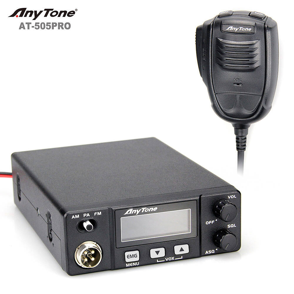 Anytone AT-505Pro 11m CB無線 26.965-27.405MHz 4w am/fm 40チャンネルスキャン機能,asq,sq,vox NASA