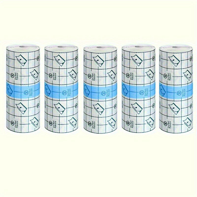 5ロールの透明なストレッチ可能なバンドージ 泳ぎ シャワー タトゥーケアに最適な安全な接着剤 グリッ..