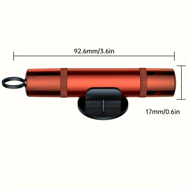 2-in-1 緊急脱出ツール シートベルトカッターとガラス割り付きの車用安全ハンマー 汎用性があり ABS製