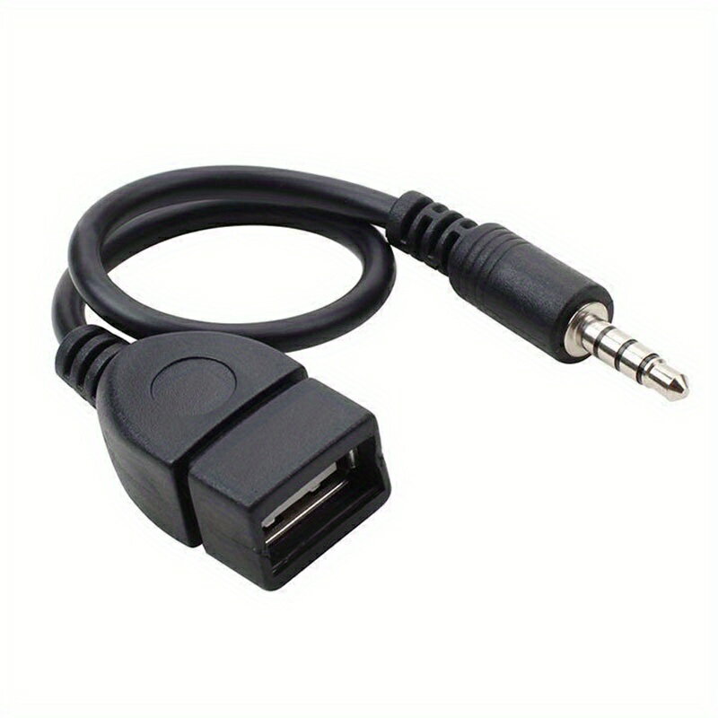 ユニバーサルUSB-AUXケーブル：プラグ＆プレイ、高速Cat 7 3.5mmカーオーディオケーブル 3.5mm OTGアダプターケーブル 車内およびその他でシームレスなオーディオを実現車内およびその他でシームレスなオーディオを実現