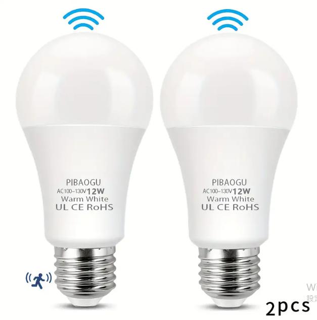 2�Ĥ�LED�⡼����󥻥󥵡��Х��12W LED���ץ졼�����⡼����󥻥󥵡�PIR���󥵡��饤�ȼ�ưON / OFF�ʥ��ȥ饤�ȥۡ�����־����AC100-130V ���󥵡��ǥ��󥪥� �ŵ��դ�˺���ɻ� �ɺ�