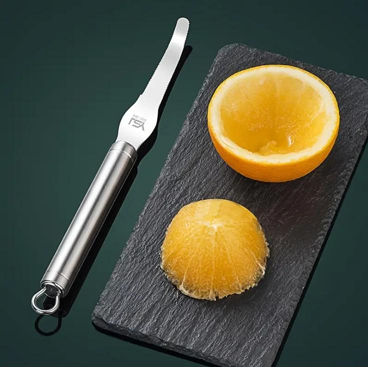 オレンジ皮カッタ ステンレス鋼 柑橘類 皮カッター柑橘類みむき 野菜スライサー フルーツツール キッチンガジェット 味取 minatoenterprise-10000832 minato_enterprise サンプル画像2