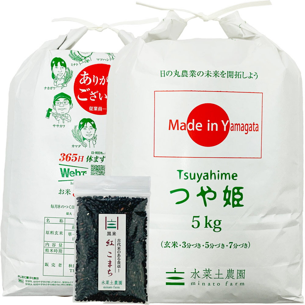 【新米お届け！】令和3年産 山形県産 つや姫 精米10kg（5kg×2袋）古代米プレ...