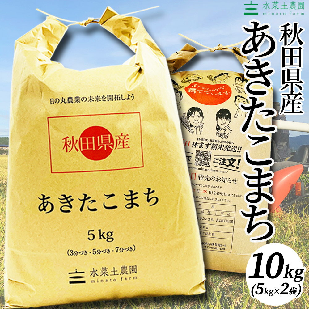 秋田県産 あきたこまち 精米10kg（5kg×2袋）令和3年産【古代米プレゼント付き】