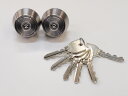 MIWA 美和ロック U9 WCY TE22 ST(SWLSP) 取替用シリンダー 2ケ同一 シルバー MCY-434 防犯 鍵 交換(4)