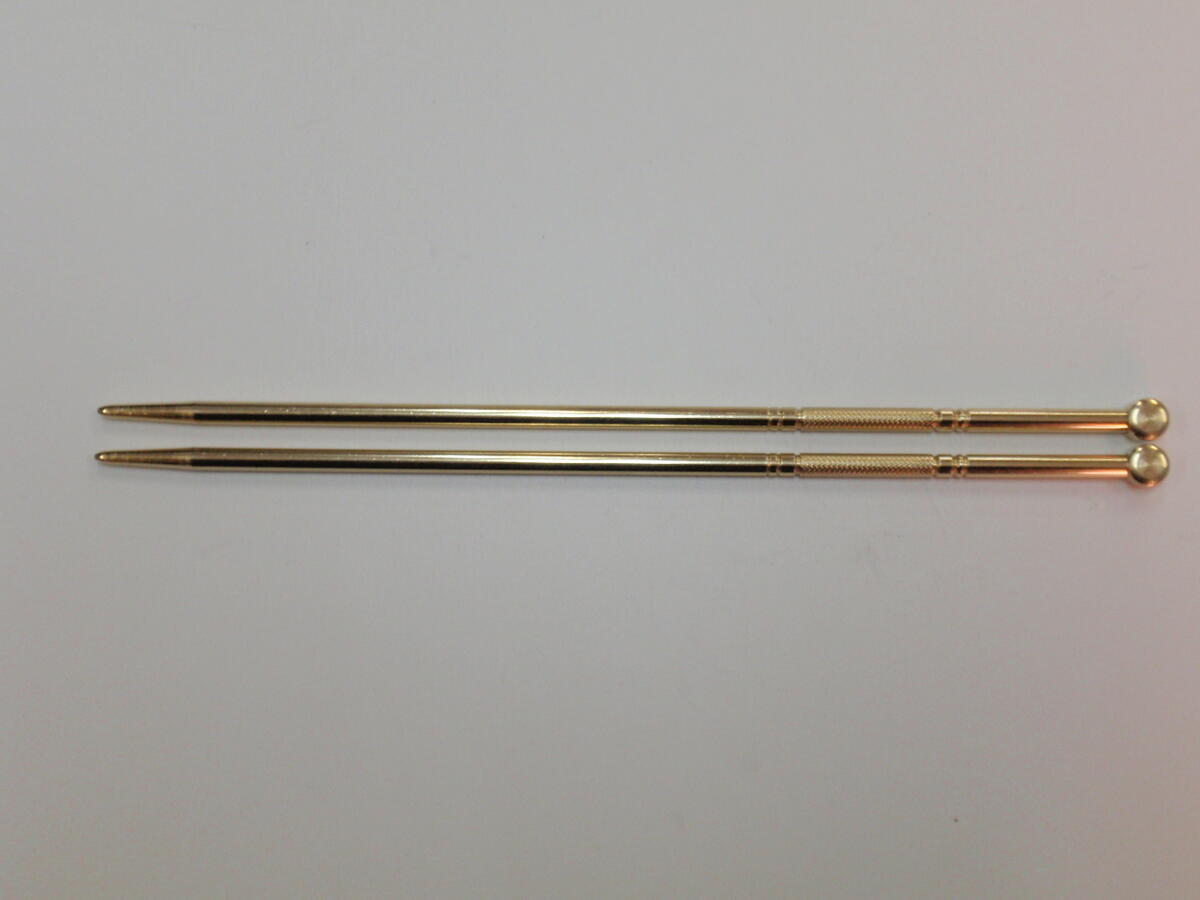 真鍮　火箸 　5.5×250mm　　【メール便は送料無料】