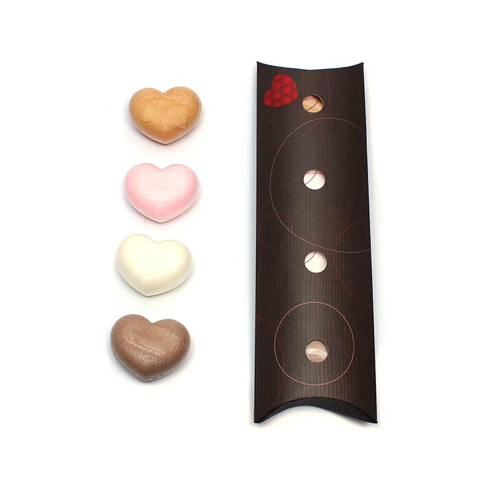 バレンタインの最中(きもち入り)【湊屋の心菓子】4個入り格安通販　バレンタイン　人気　ランキング