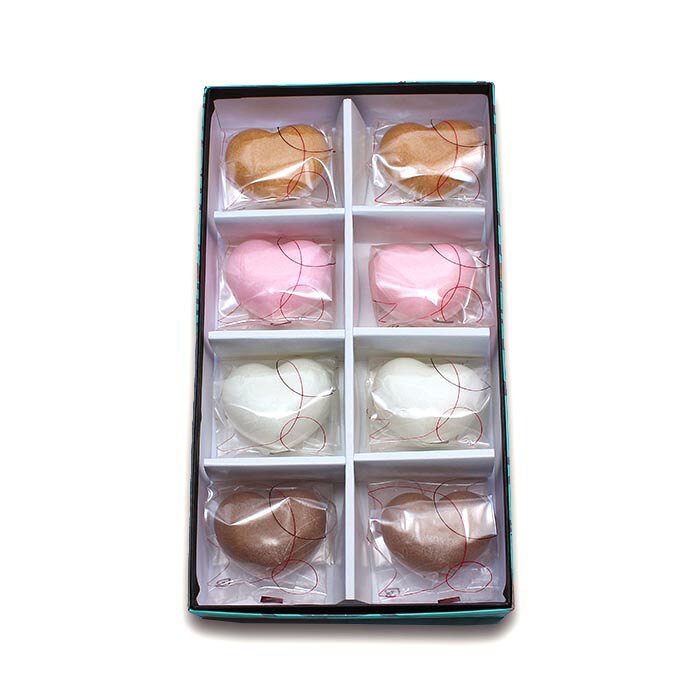 バレンタイン ハートの最中(きもち入り)【湊屋の心菓子】8個入り格安通販　バレンタイン　人気　ランキング
