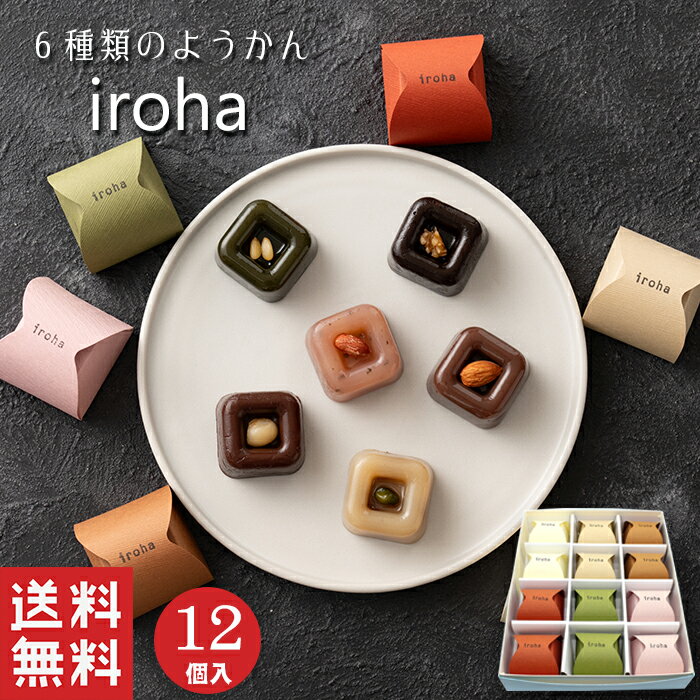 【送料無料】 羊羹 詰め合わせ iroha 12個入【和洋折衷】ホワイトデー チョコ ようかん ドライフルーツ 和菓子 ギフト スイーツ 老舗 香川 高松 高級 お取り寄せ 御祝 お祝い 御供 お供え 詰合せ おしゃれ かわいい 可愛い 手土産 お菓子 贈り物 セット 誕生日 プレゼント