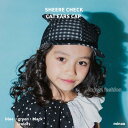 minau（ミナウ） 猫耳キャップ おしゃれ 個性的キッズ ジュニア 子供 CAP 帽子 猫 ぼうし SHEER CHECK CAT EARS CAP ねこ耳 キャップ CAP 男の子 女の子 小学生 中学生 1